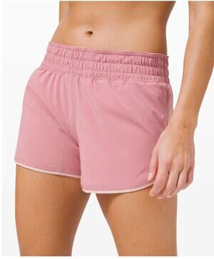 Lululemon Choose a Side Short *Reversible 3" Women's 10 Pink Taupe Pink Bliss